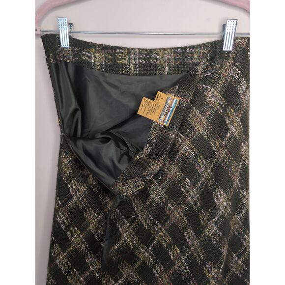 Allen by Allen Swartz tweed knit chic skirt blazer set 6 - Picture 8 of 11